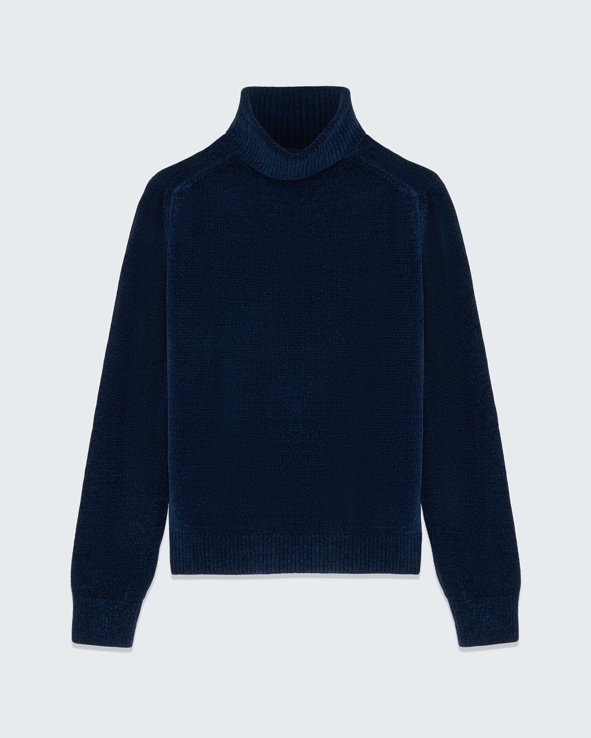 ROLL NECK PLAIN CHENILLE VELOURS