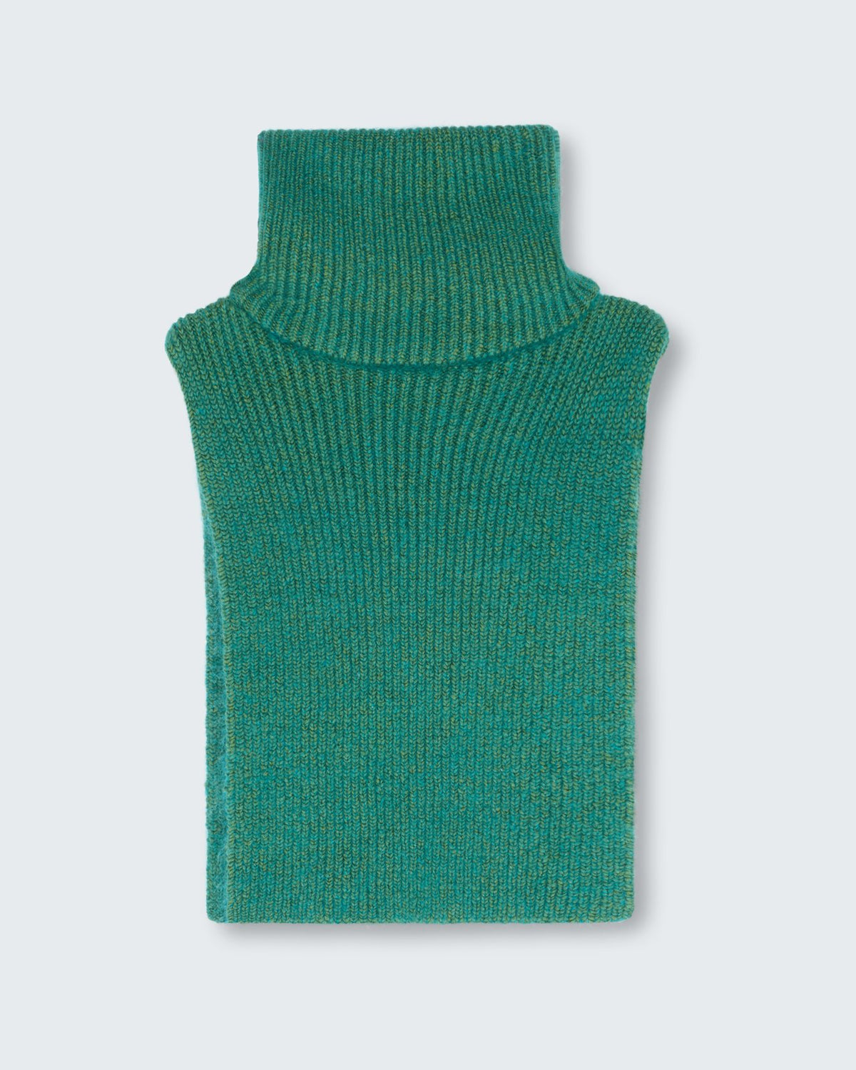 Zipped collar silk mohair
