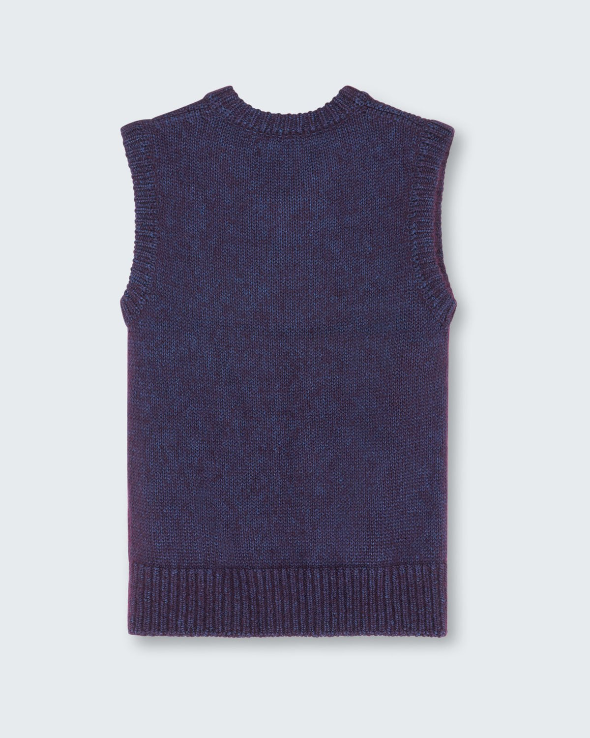 Sleeveless sweater silk mohair