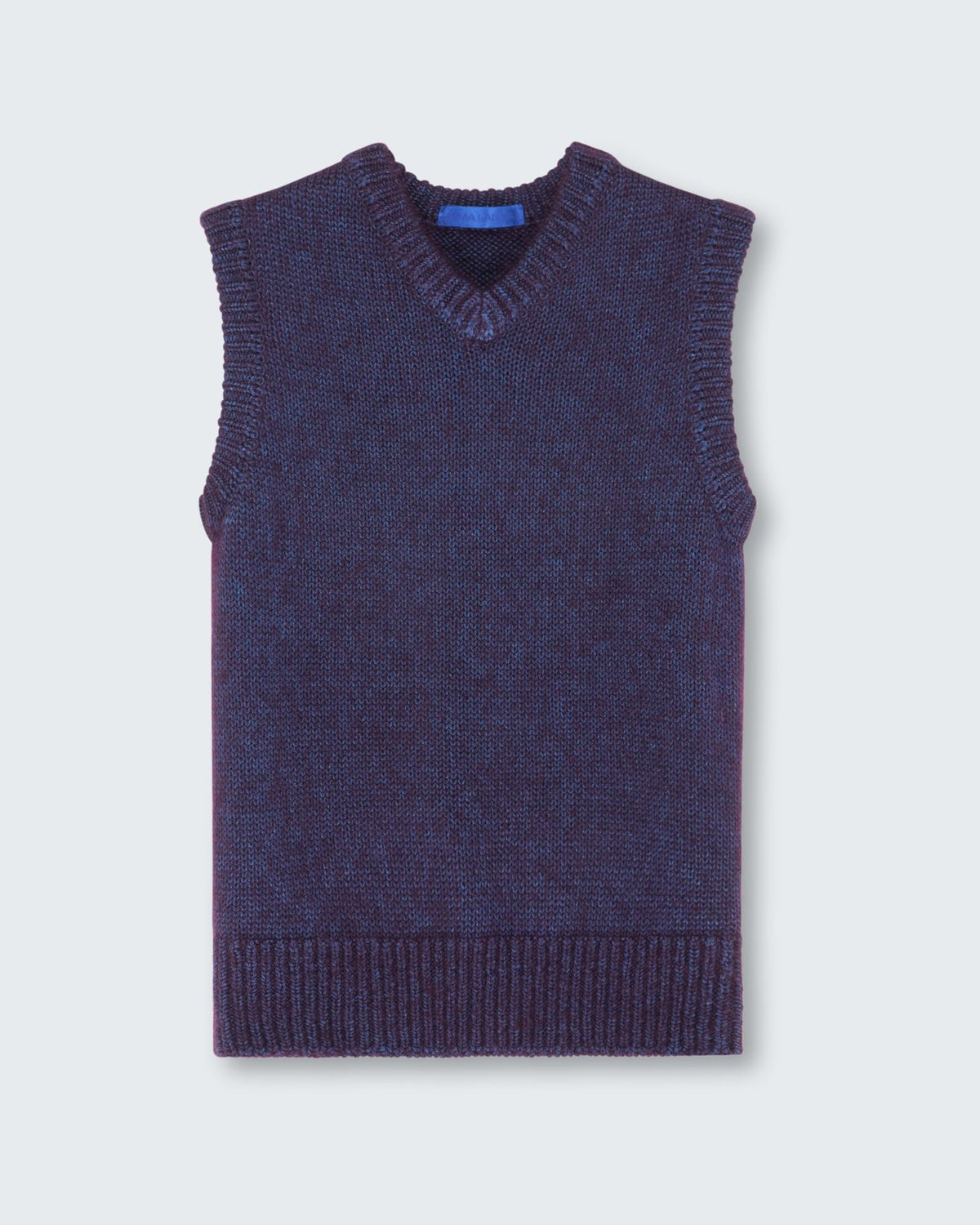 Sleeveless sweater silk mohair